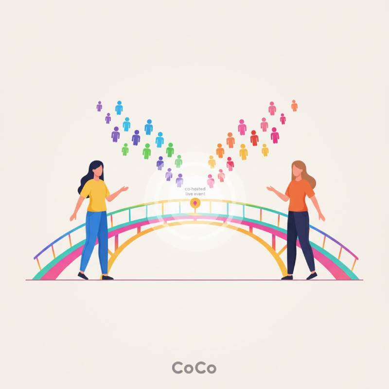 همکاری‌های متقابل (Co-Host) و افزایش Reach